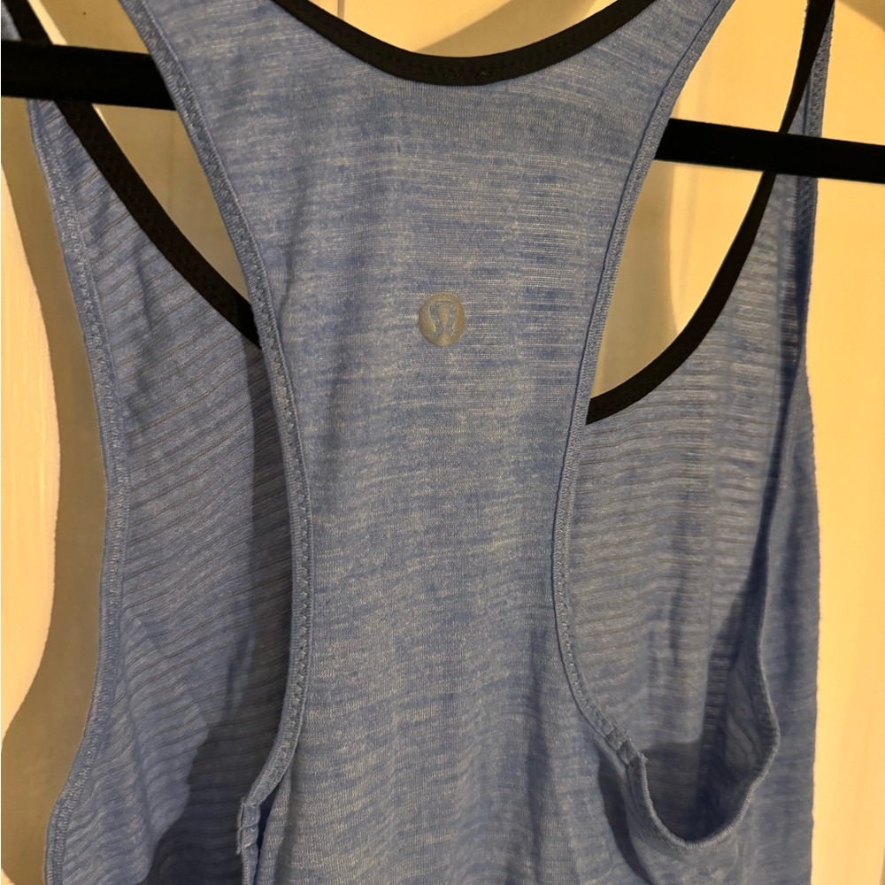 Blue Racerback Tank Top - Picture 3 of 3